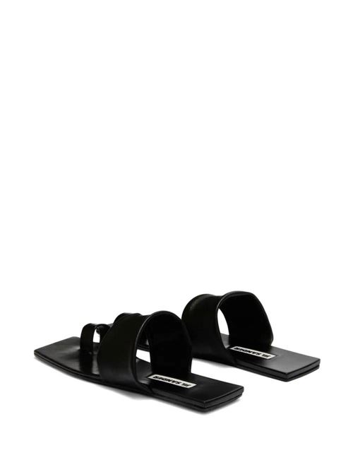 Black sandals JIL SANDER | J15WP0123P6598001